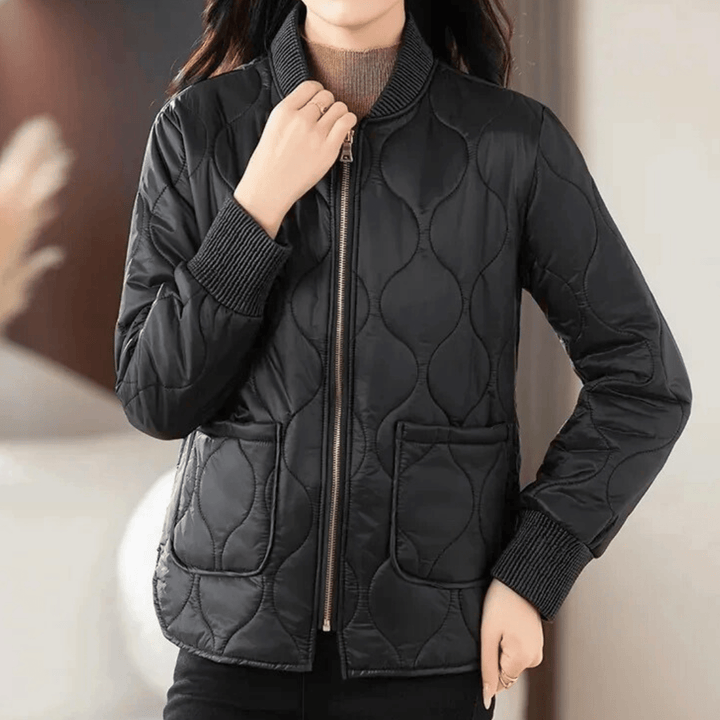 Molvana - Velours Down Jacket - 14:193#black;5:4183