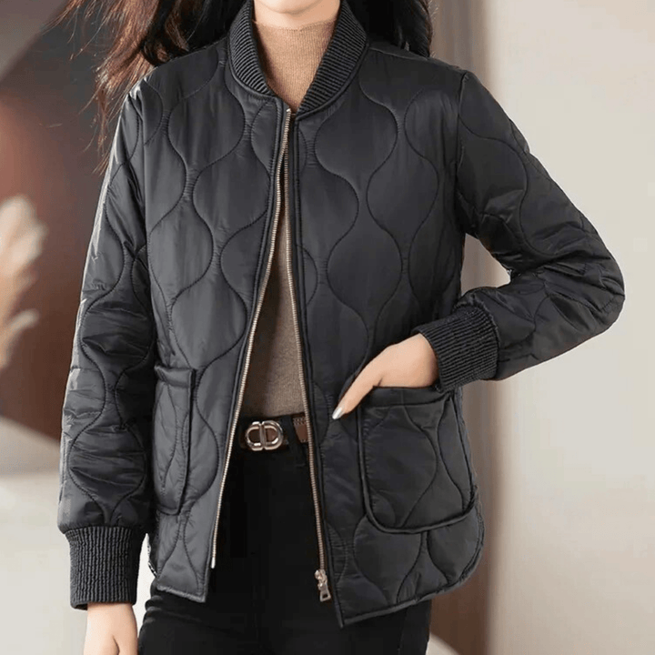 Molvana - Velours Down Jacket - 14:193#black;5:4183