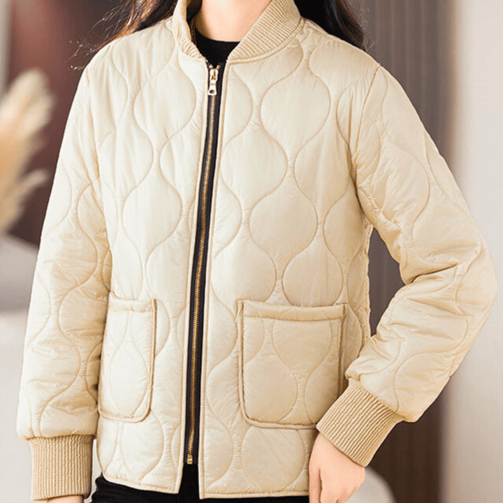 Molvana - Velours Down Jacket - 14:771#Off white;5:4183