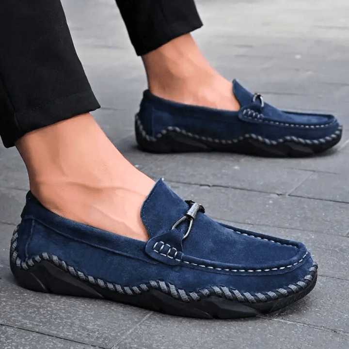 Molvana - Vérrano Leather Loafers - 14:200004890#Navy;200000124:200000284#38