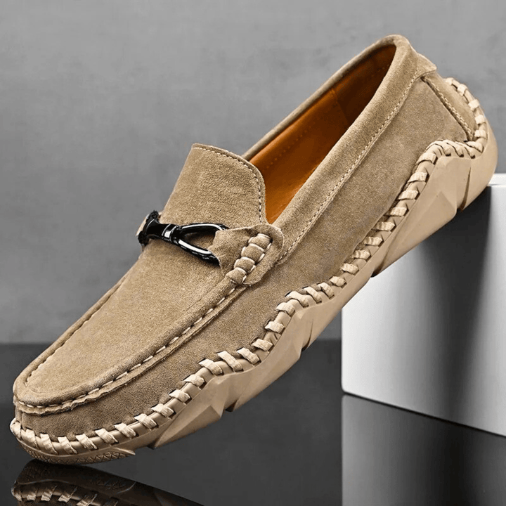 Molvana - Vérrano Leather Loafers - 14:350850#Khaki;200000124:200000284#38