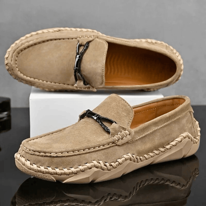 Molvana - Vérrano Leather Loafers - 14:350850#Khaki;200000124:200000284#38