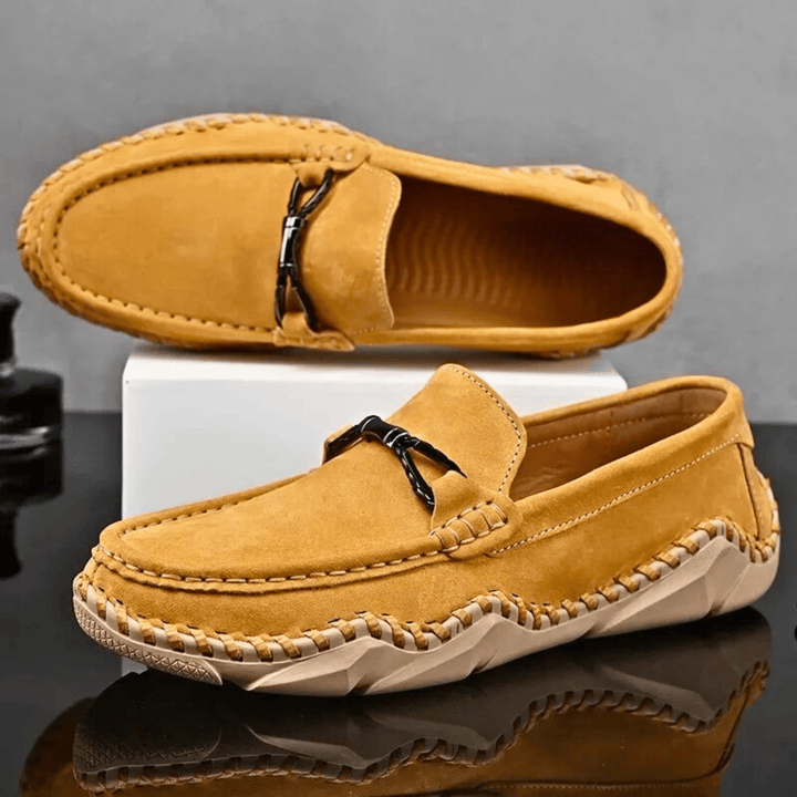 Molvana - Vérrano Leather Loafers - 14:691#Yellow;200000124:200000284#38