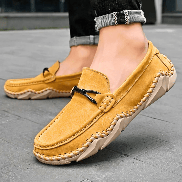 Molvana - Vérrano Leather Loafers - 14:691#Yellow;200000124:200000284#38