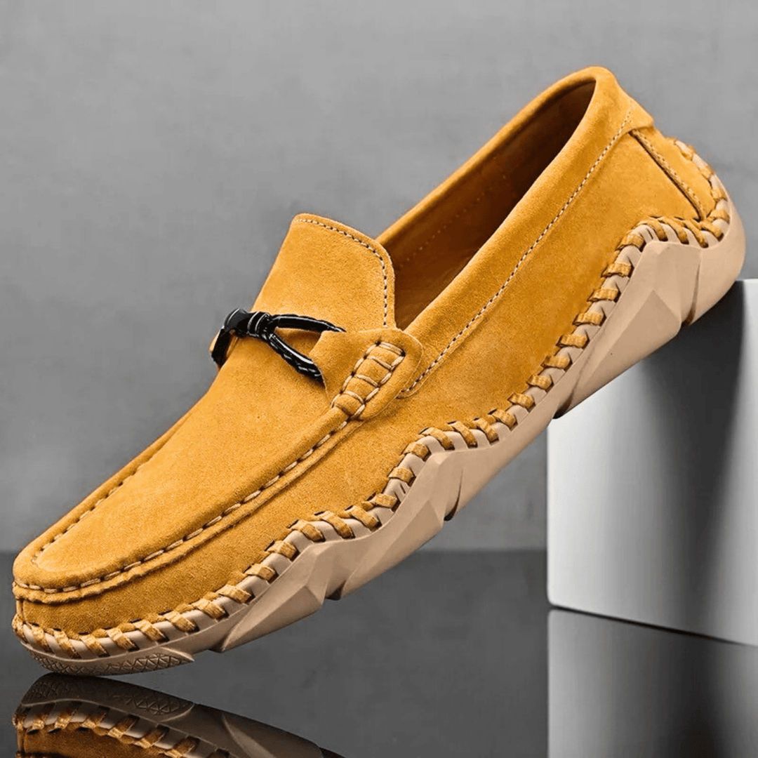 Molvana - Vérrano Leather Loafers - 14:691#Yellow;200000124:200000284#38
