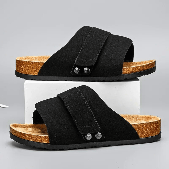 Nortvale - Argento Suede Sandals - 14:193;200000124:200000898