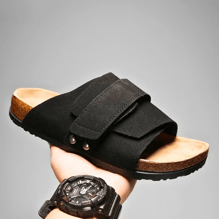 Nortvale - Argento Suede Sandals - 14:193;200000124:200000898