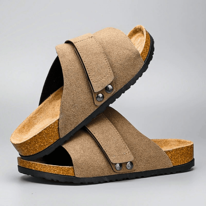 Nortvale - Argento Suede Sandals - 14:200001438;200000124:200000898