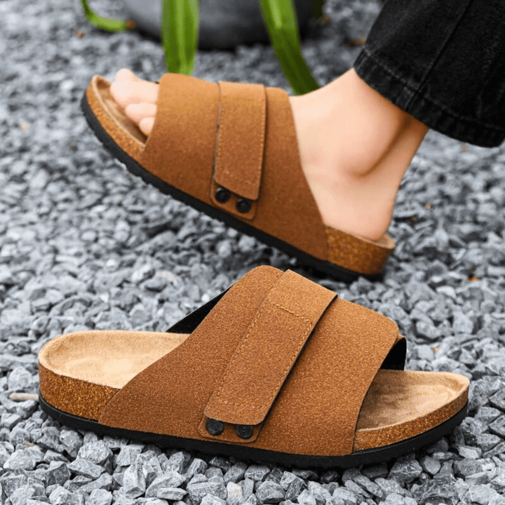Nortvale - Argento Suede Sandals - 14:200006154;200000124:200000898