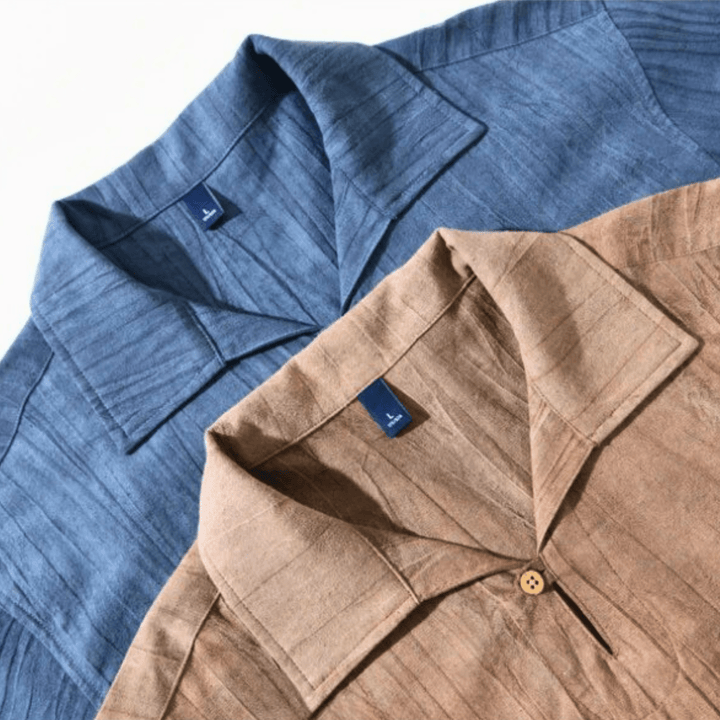 Nortvale - Aurelian Cotton Linen Shirt - 14:173;5:361386#Asian M (50 - 60 KG)