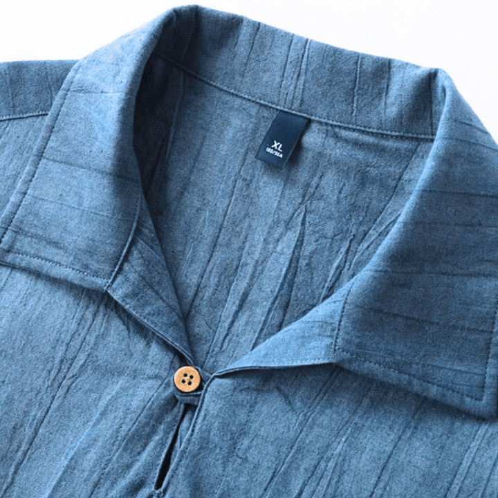 Nortvale - Aurelian Cotton Linen Shirt - 14:173;5:361386#Asian M (50 - 60 KG)