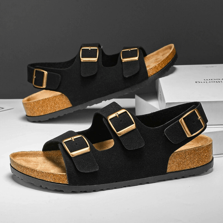 Nortvale - Aurelian Signature Sandals - 14:193#832 - Black;200000124:200000333#35 - 36