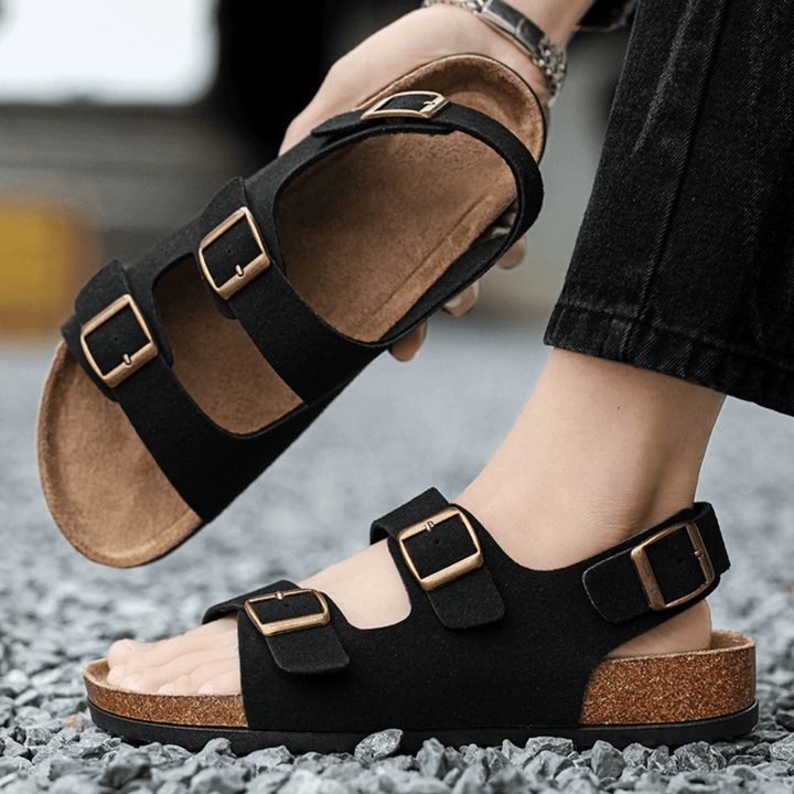 Nortvale - Aurelian Signature Sandals - 14:193#832 - Black;200000124:200000333#35 - 36