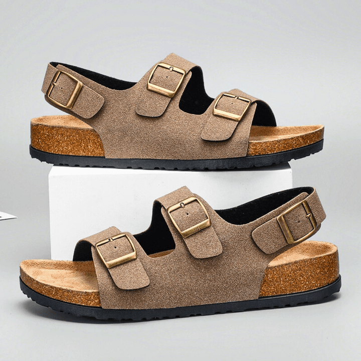 Nortvale - Aurelian Signature Sandals - 14:200001438#832 - Khaki;200000124:200000333#35 - 36