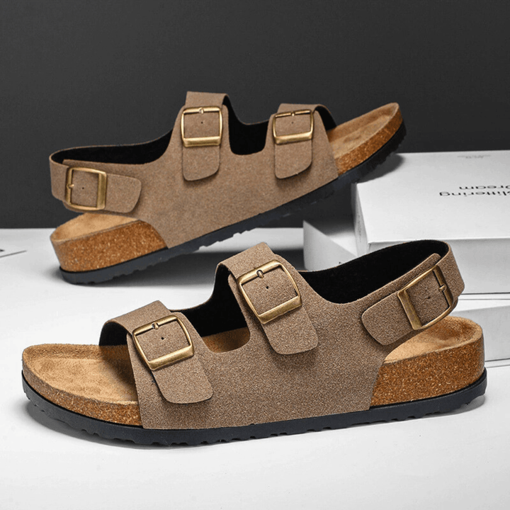Nortvale - Aurelian Signature Sandals - 14:200001438#832 - Khaki;200000124:200000333#35 - 36