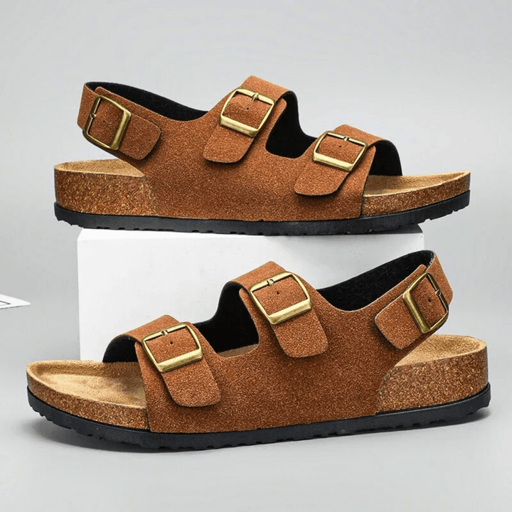Nortvale - Aurelian Signature Sandals - 14:365458#832 - Brown;200000124:200000333#35 - 36