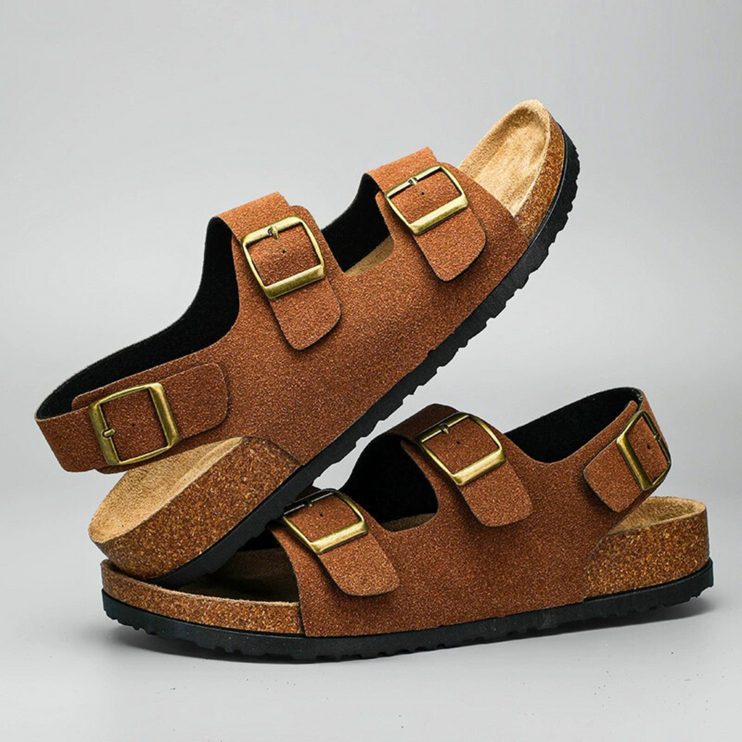 Nortvale - Aurelian Signature Sandals - 14:365458#832 - Brown;200000124:200000333#35 - 36