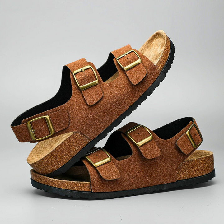 Nortvale - Aurelian Signature Sandals - 14:365458#832 - Brown;200000124:200000333#35 - 36