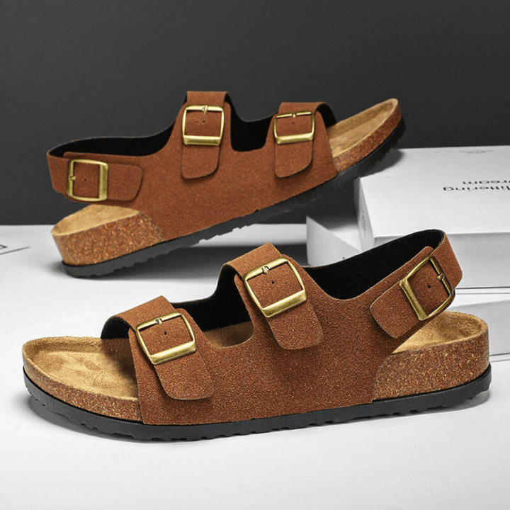 Nortvale - Aurelian Signature Sandals - 14:365458#832 - Brown;200000124:200000333#35 - 36