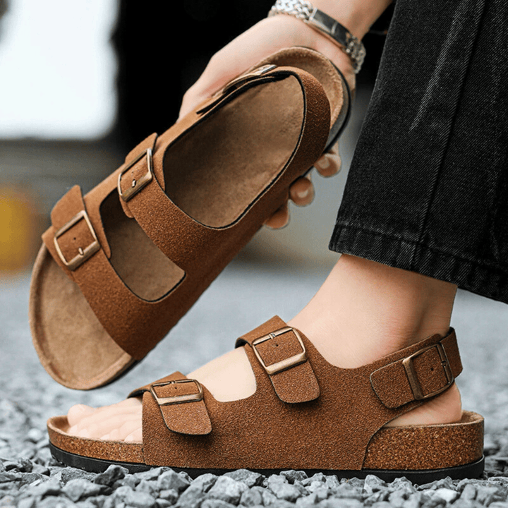 Nortvale - Aurelian Signature Sandals - 14:365458#832 - Brown;200000124:200000333#35 - 36