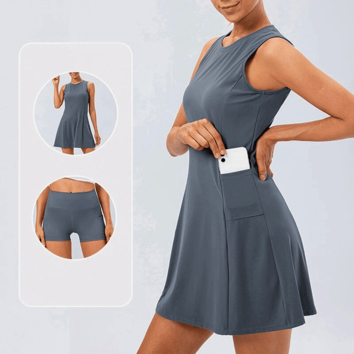 Nortvale - Aurelle Athletic Dress Set - 14:193#Gray;5:100014066