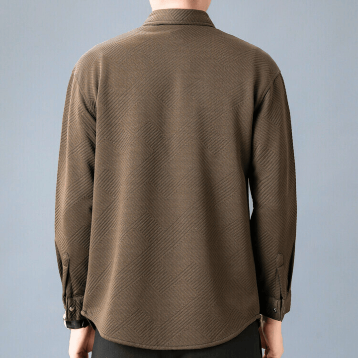 Nortvale - Bellagio Button - Up Shirt - 14:173#Brown;5:361386#M Fits 45 - 50 kg