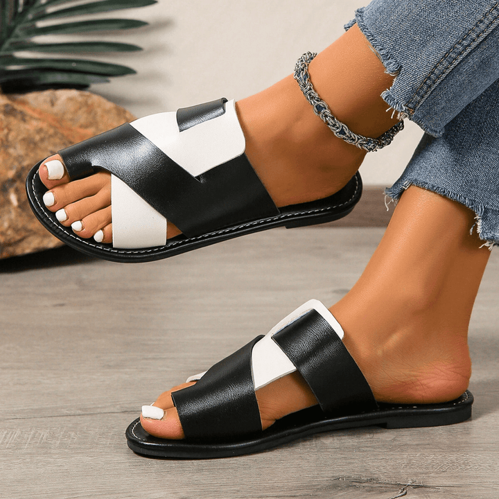 Nortvale - Bliss Two - Toned Slippers - 14:771#White;200000124:200000334