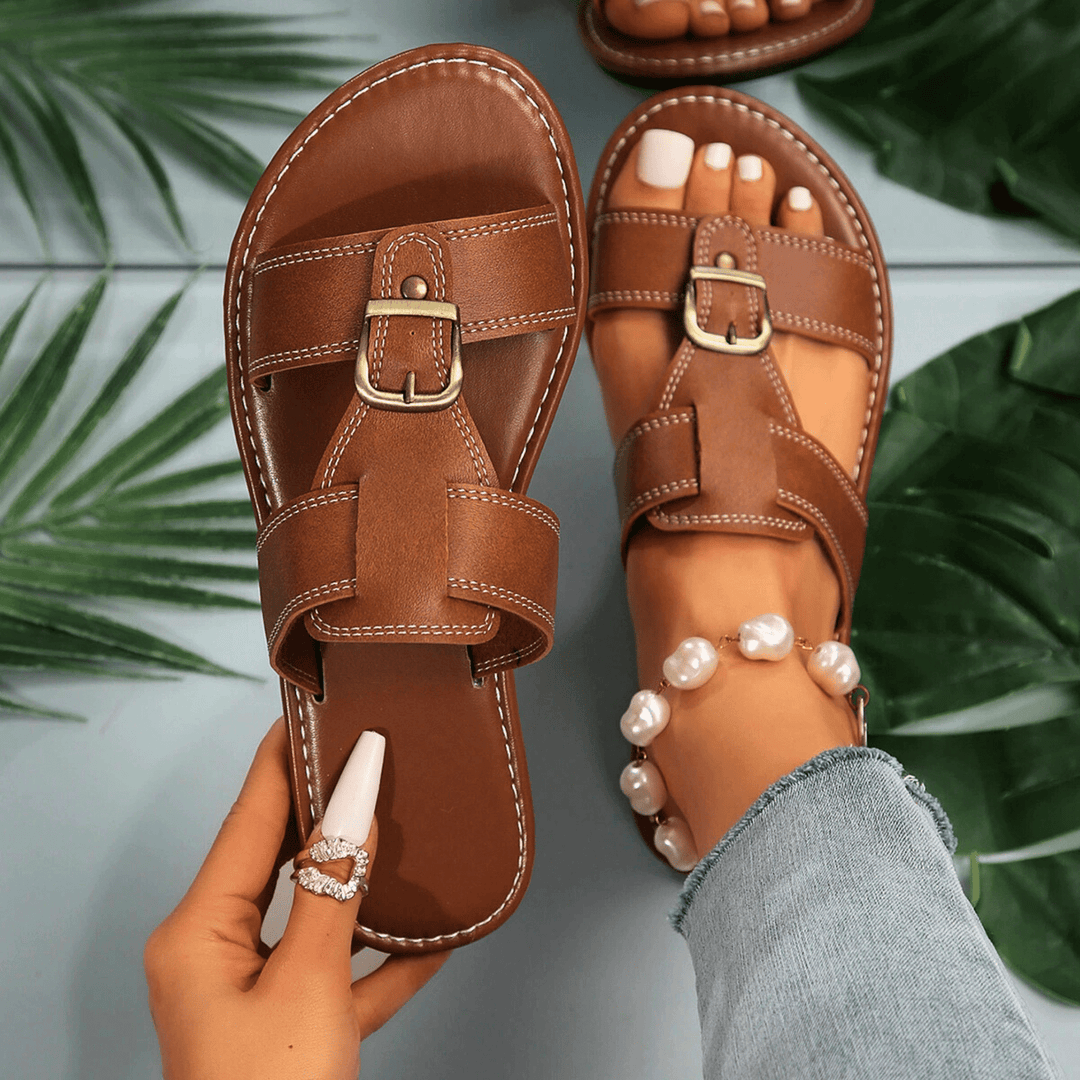 Nortvale - Bohemian Breeze Sandals - 14:771#dark brown;200000124:200000334