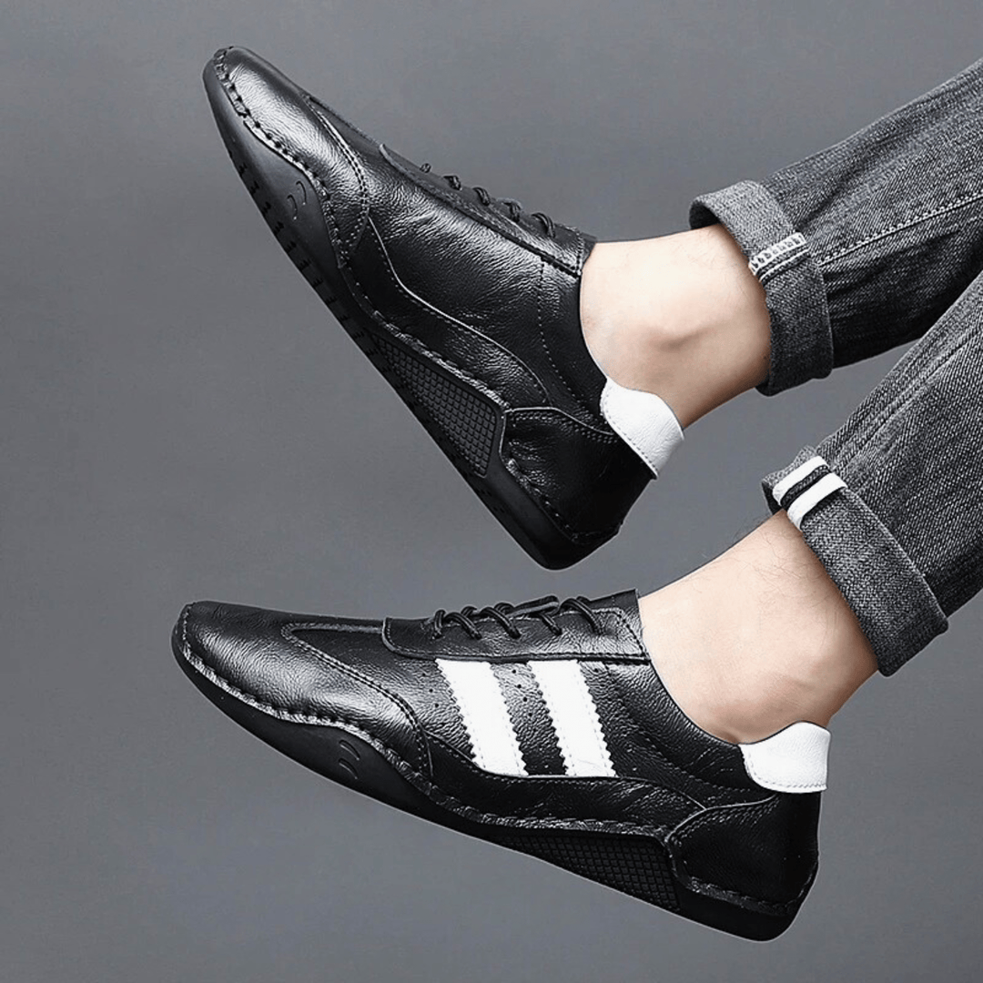 Nortvale - Breathable Leather Sneakers - 14:193;200000124:200000898