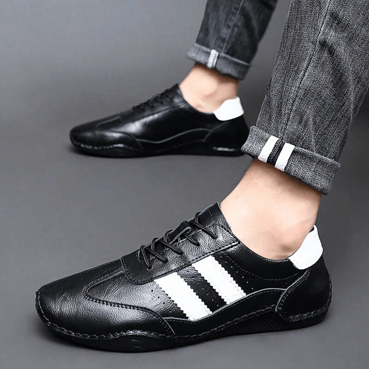 Nortvale - Breathable Leather Sneakers - 14:193;200000124:200000898