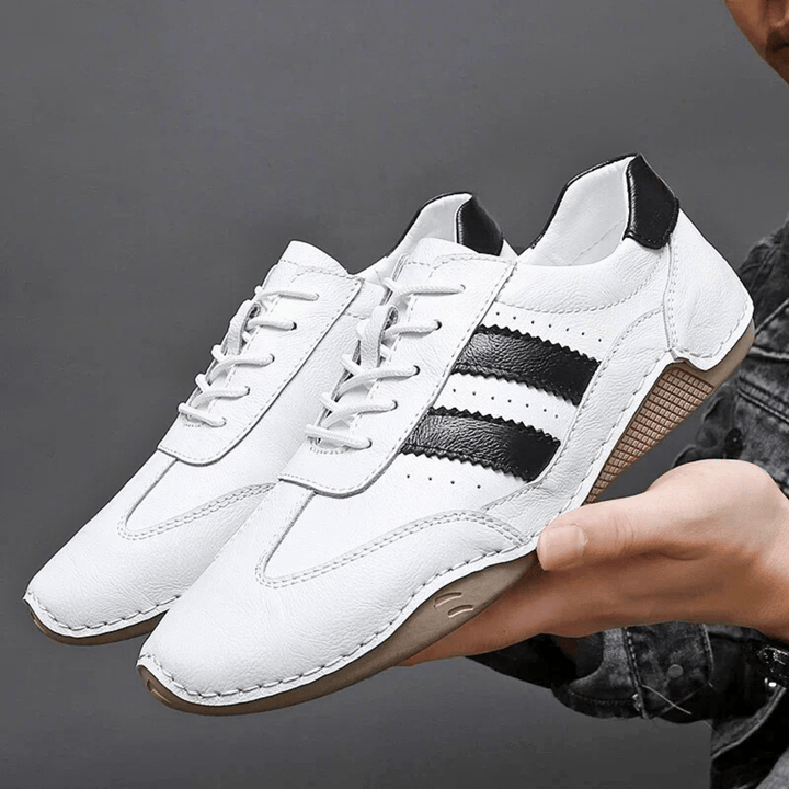 Nortvale - Breathable Leather Sneakers - 14:29;200000124:200000898