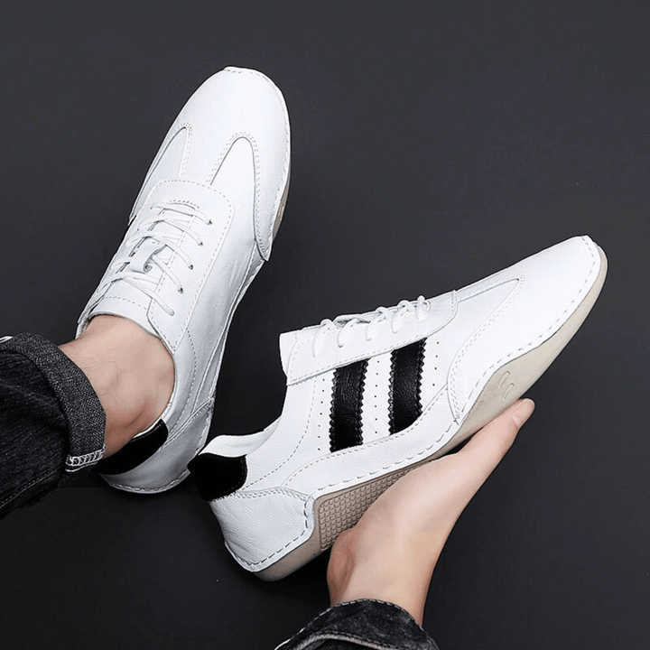 Nortvale - Breathable Leather Sneakers - 14:29;200000124:200000898