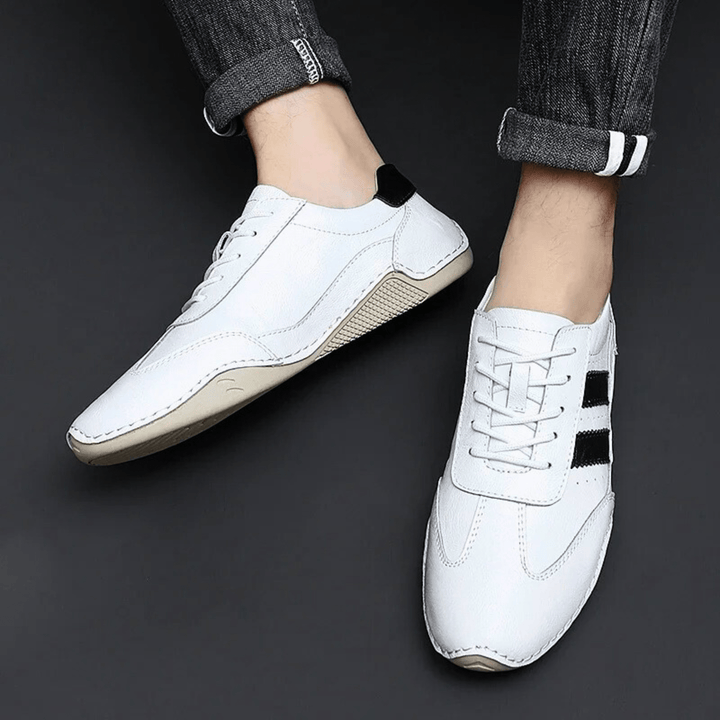 Nortvale - Breathable Leather Sneakers - 14:29;200000124:200000898