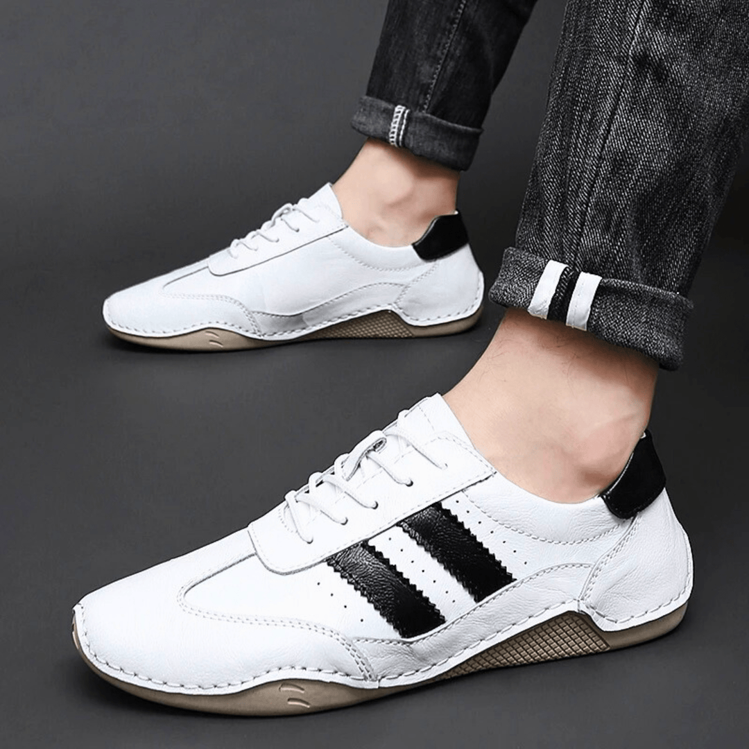 Nortvale - Breathable Leather Sneakers - 14:29;200000124:200000898