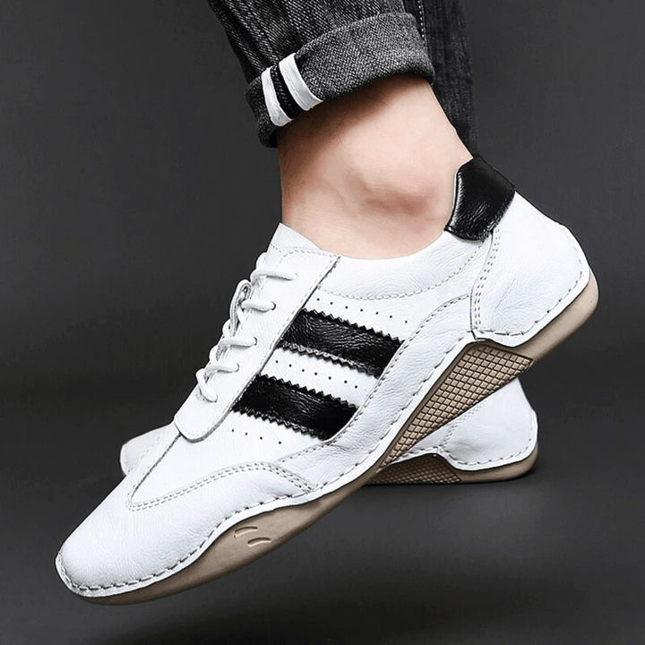 Nortvale - Breathable Leather Sneakers - 14:29;200000124:200000898