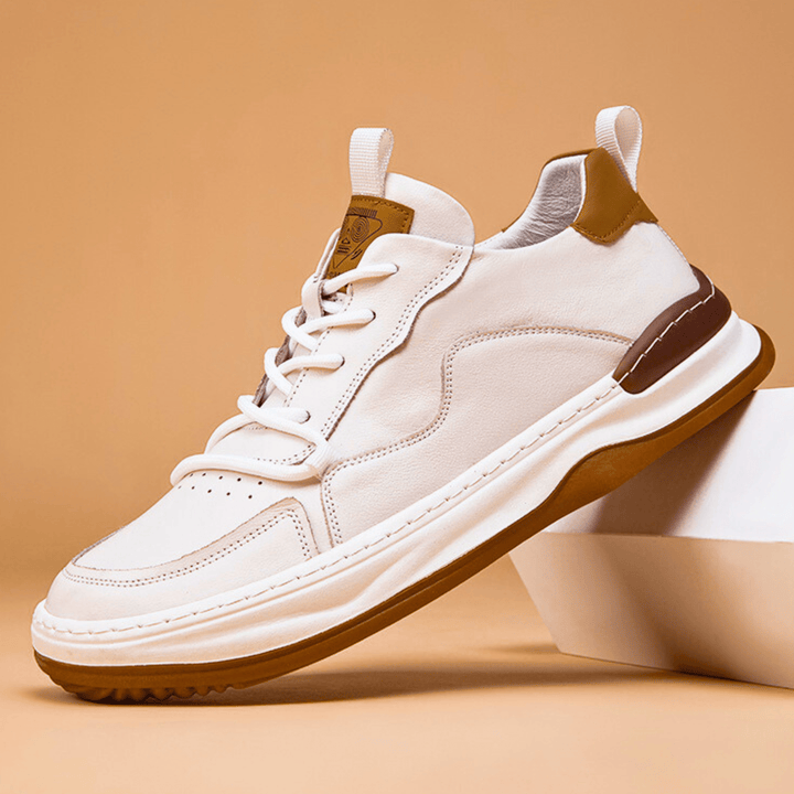 Nortvale - Breeze Genuine Leather Sneakers - 14:10#White 2303 four seasons;200000124:200000898