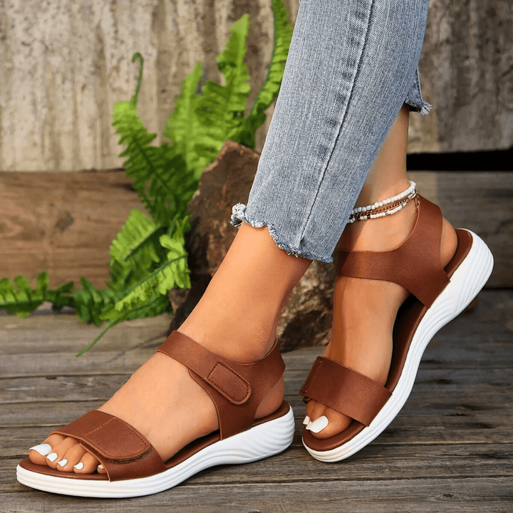 Nortvale - Breeze Leather Sandals - 14:496#brown;200000124:200000334