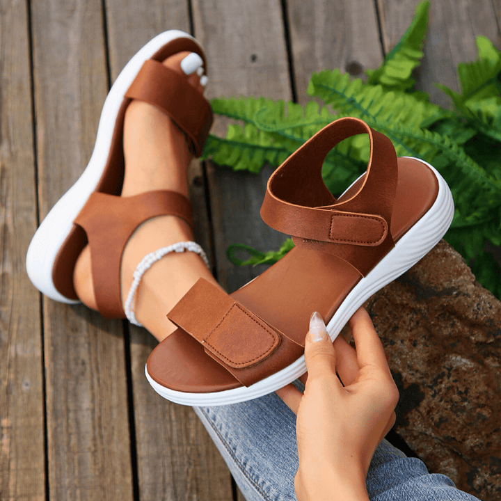 Nortvale - Breeze Leather Sandals - 14:496#brown;200000124:200000334