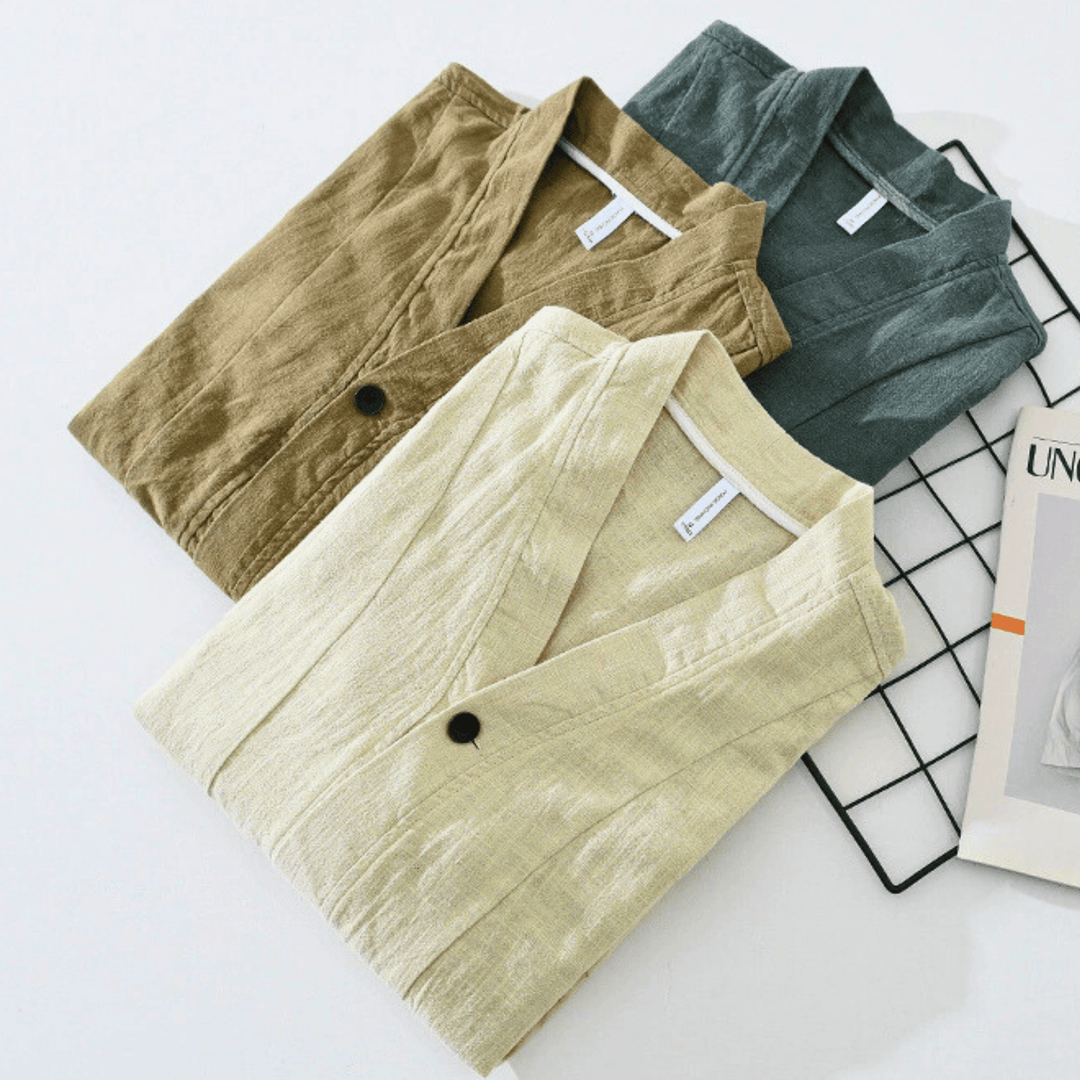 Nortvale - Breeze Linen Jacket - 14:173#Gray;5:200000990