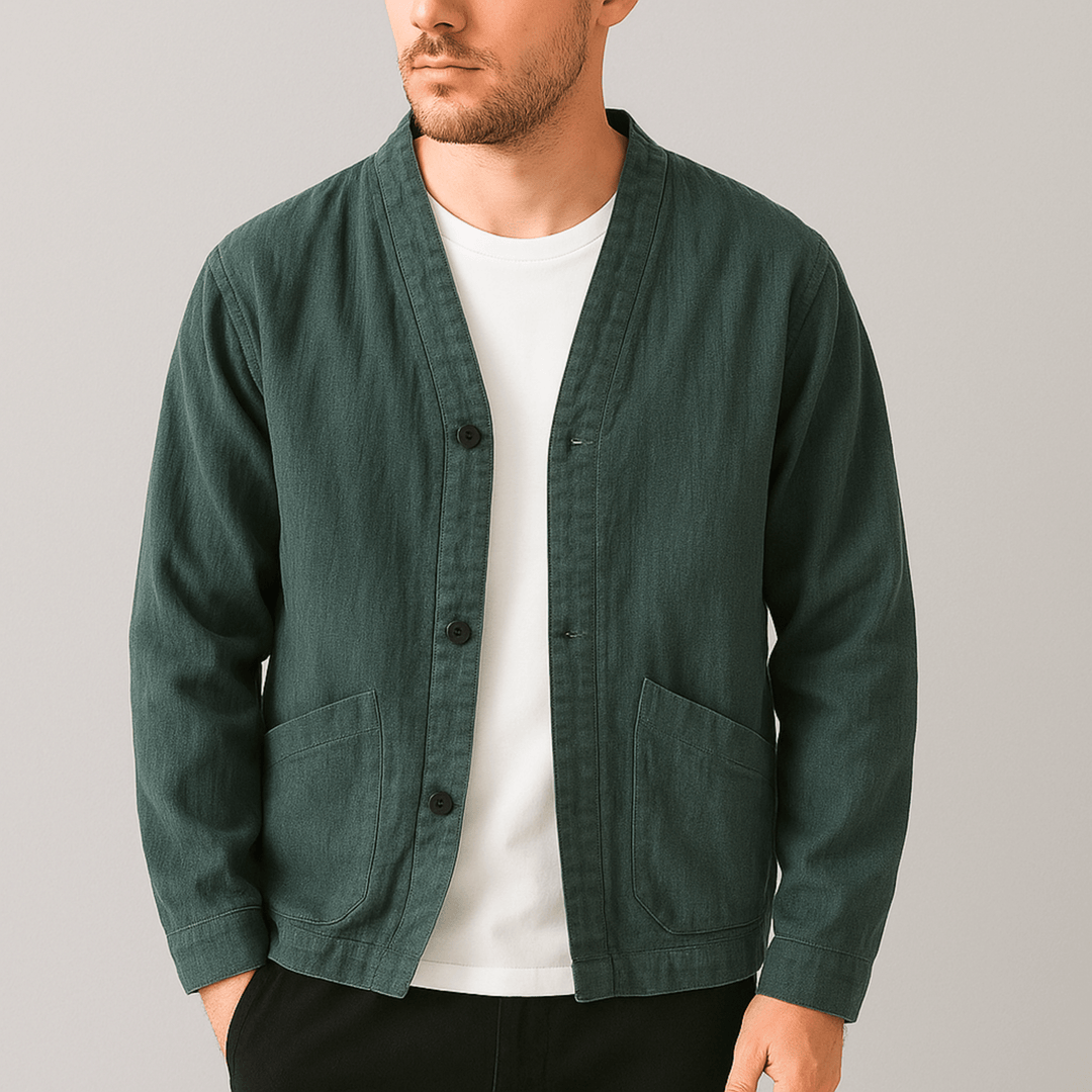 Nortvale - Breeze Linen Jacket - 14:173#Gray;5:200000990
