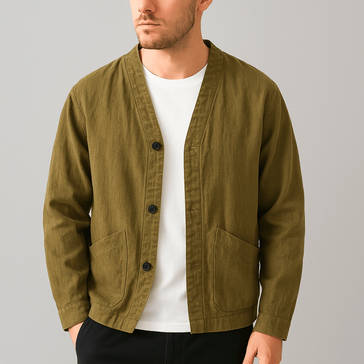 Nortvale - Breeze Linen Jacket - 14:193#Camel;5:200000990