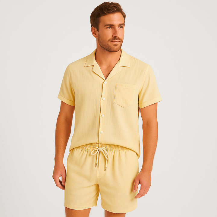 Nortvale - Breeze Summer Set - 14:200001438#Khaki;5:4183#3XL