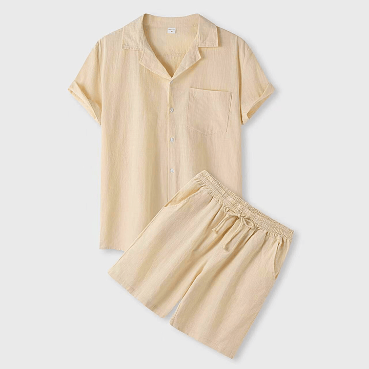 Nortvale - Breeze Summer Set - 14:200001438#Khaki;5:4183#3XL