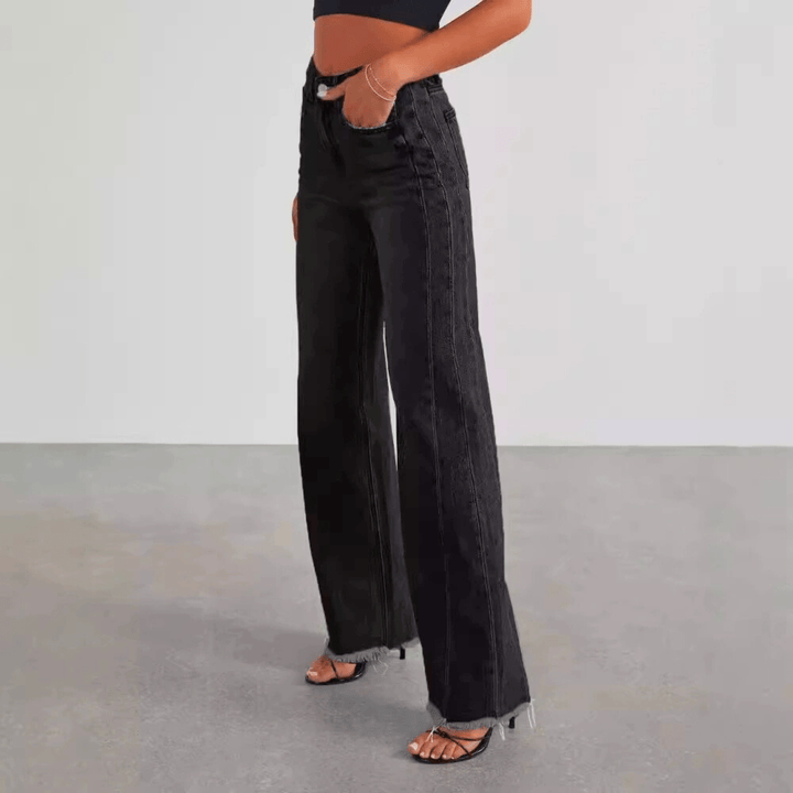 Nortvale - Breezy Wide - Leg Jeans - 000000000
