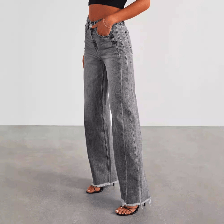 Nortvale - Breezy Wide - Leg Jeans - 000000000