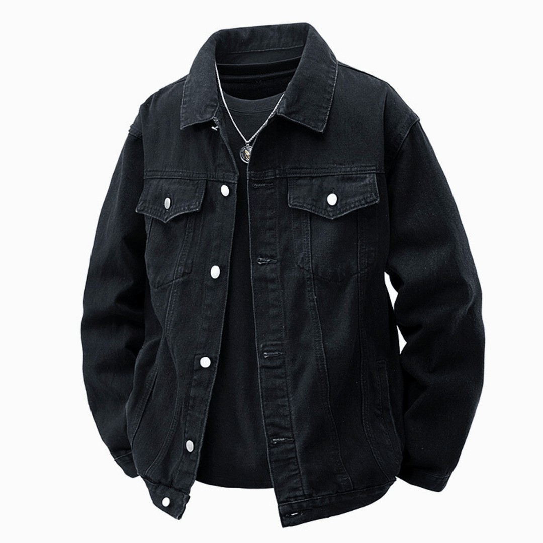Nortvale - Cargo Denim Jacket - 000000000