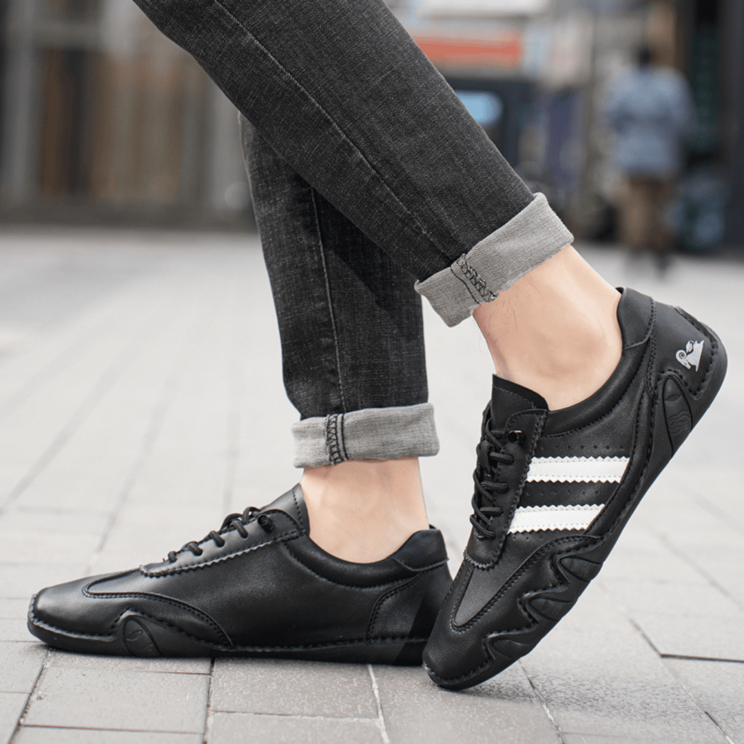 Nortvale - Casual Flat Leather Sneakers - 14:193;200000124:200000898