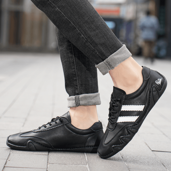 Nortvale - Casual Flat Leather Sneakers - 14:193;200000124:200000898