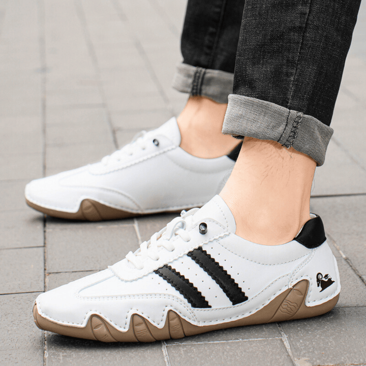 Nortvale - Casual Flat Leather Sneakers - 14:29;200000124:200000898