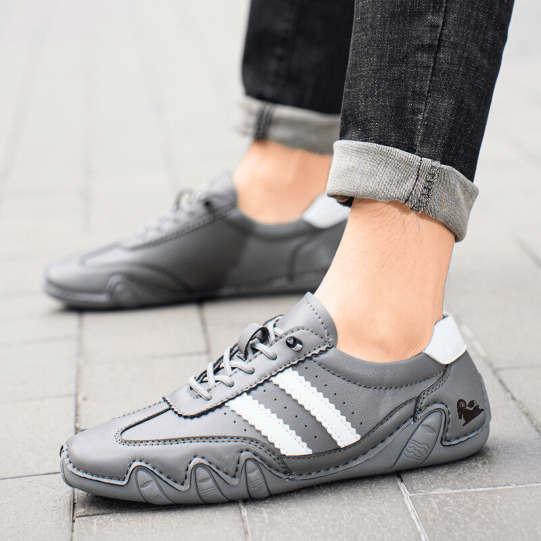 Nortvale - Casual Flat Leather Sneakers - 14:691;200000124:200000898